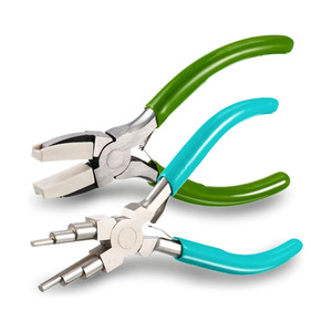 Kit de pinces <span class=keywords><strong>à</strong></span> bijoux <span class=keywords><strong>à</strong></span> bec effilé et <span class=keywords><strong>à</strong></span> bec biseauté pour la fabrication artisanale de bagues ouvertes, outils et accessoires DIY, sans poignées, sans matériau - Product Image 3
