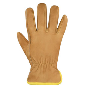 Gants de sécurité en cuir de chèvre de qualité supérieure, résistants à l'abrasion, antidérapants, avec poignet élastique, protection des mains - Product Image 4