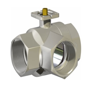 Robinet à bille 3 voies en acier inoxydable 316L, 1000 PSI, haute température, commande manuelle, usage industriel avec support OEM - Product Image 4