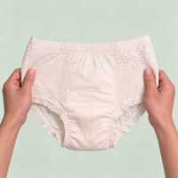 Wiederverwendbare Stoffwindeln für Erwachsene: Umweltfreundliche, auslaufsichere, weiche und atmungsaktive Unterhosen für Frauen – einfaches Anziehen, frischer Schutz