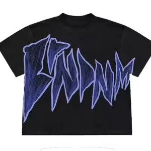 Tie Dye Graffiti Print Men Short Sleeve Graphic T Shirts Y2K Vintage Loose T Shirt Korean Clothes Aesthetic <strong>Emo</strong> <strong>Tops</strong> - Product Image 5