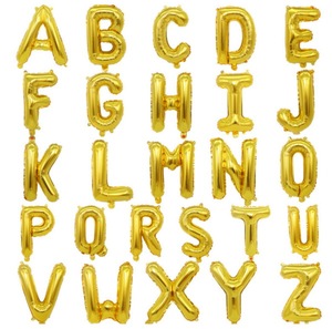 Palloncini Foil da 32 pollici lettere matrimonio festa sfondo decorazione palloncino argento <span class=keywords><strong>oro</strong></span> - Product Image 2