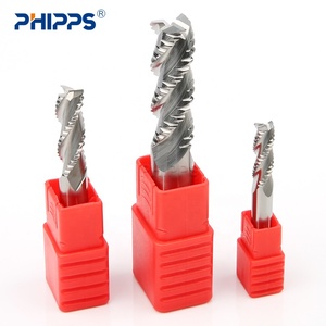 Wholesale Hrc55 3 Flutes Spiral groove Solid Carbide Roughing <strong>End</strong> <strong>Mill</strong> <strong>for</strong> Aluminium <strong>Copper</strong> - Product Image 4