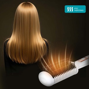 Plancha de pelo rotatoria Winningstar 360 con cepillo cerámico y calentamiento eléctrico PTC para peinar - Product Image 3