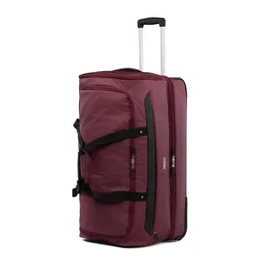 Персонализированные женские дорожные сумки Weekender, роскошная Алюминиевая сумка-тележка, 30-дюймовая дорожная сумка с колесами, сверхмощный дизайнер