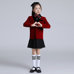 Completi da uomo a tre pezzi di fascia alta per performance di pianoforte nuovo abito da ragazza di fiori per bambini vestito <span class=keywords><strong>elegante</strong></span> da donna - Product Image 4