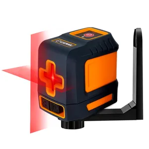 Rode Straal Mini 2 Lijnen Cross Line Laser Level Machine Roterende Zelfnivellering Nivel Laserniveau Voor Constructie