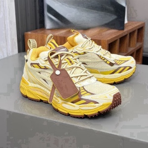 2026 New Premium Silver Grey Chunky Sneakers Mesh Panel Retro Techwear Thick Sole Casual <b>Trainers</b> - Product Image 2