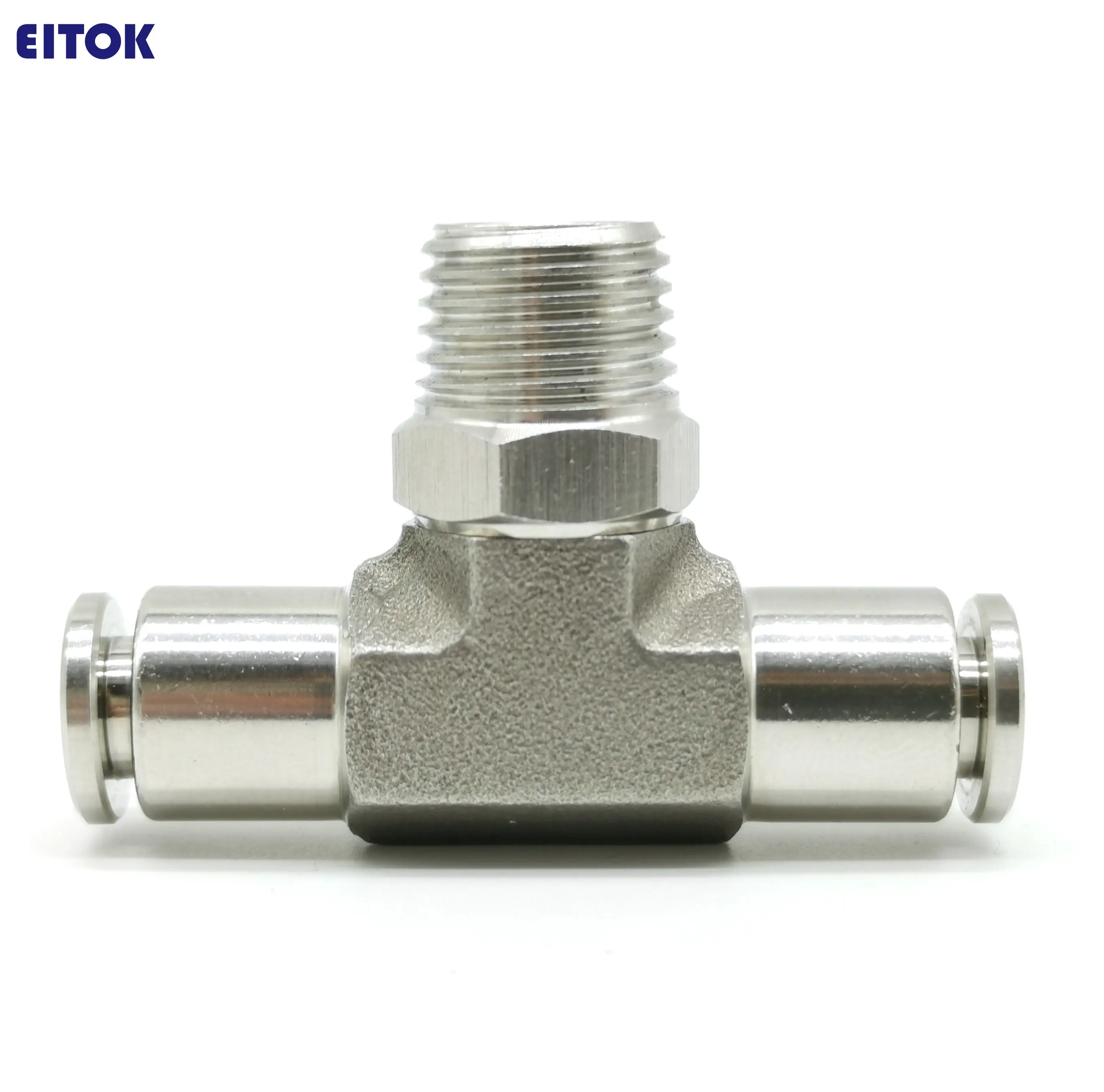Pneumatic joint push fit push to connect tube fitting push-to-connect air line fitting pex fitting one touch quick connect tee