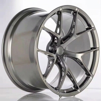 Özel 18 19 inç süper RS tarzı dövme alaşım jantlar jantlar 5x112 5x114.3 VW Golf R GTI Mk7 için örgü adım dudak Mk8 Jetta Audi
