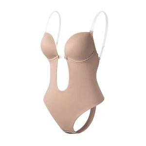 Seamless Thong Bodysuits Women With Push up Bra Invisible <strong>Backless</strong> Under Dress Bridal <strong>Shapewear</strong> - Product Image 2