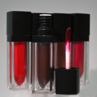 Rouge à lèvres liquide mat OEM, étiquette privée, teinte à lèvres modulable, logo personnalisé, longue tenue, haute pigmentation, cosmétiques à étiquette privée