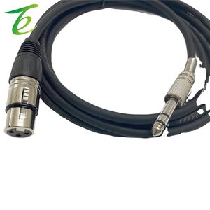 สายเชื่อมต่อแบบบาลานซ์ 6.5 สามแกน 1/4TRS6.35 สำหรับมิกเซอร์ XLR ไมโครโฟน ออร์แกนอิเล็กทรอนิกส์ - Product Image 5