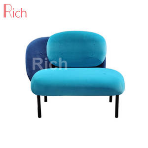 आधुनिक livingroom प्यारा कायरता एक्सेंट कुर्सियों दो रंग नीले minimalist चिपचिपा रंग सामयिक कुर्सियों कमरे में रहने वाले लहजे कुर्सी - Product Image 6