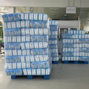工場低価格無料サンプル2年生バルク使い捨てコットンおむつおむつQuanzhouから