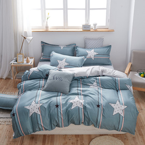 Sunny Dệt Bán Buôn Aloe Cotton Bốn Mảnh Chải Vải Bộ Đồ Giường <span class=keywords><strong>Quilt</strong></span> Cover Set - Product Image 2