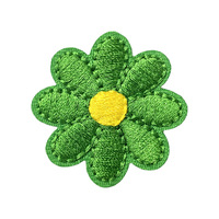 Kit de patchs thermocollants populaires 9 couleurs avec broderie marguerite, appliques en tissu pour vêtements, chapeaux, sacs, accessoires prêts à l'emploi