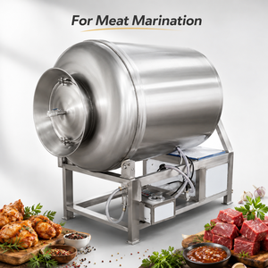 Máquina de Amasado y Marinado al Vacío de Acero Inoxidable de Grado Alimenticio para Aves y Carne de Res - Product Image 3