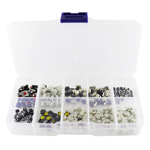 250 pièces, 10 types de boutons tactiles, interrupteurs à bouton-poussoir, clés de télécommande de voiture, boutons tactiles, micro-interrupteurs - Product Image 6