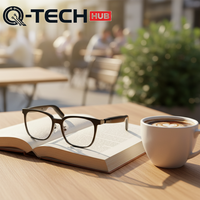 Lunettes Audio Intelligentes SG18 PRO avec Double Lentille, Lunettes de Soleil, Son Ouvert, Micro, Haut-parleur, Appel Bluetooth, Casque Connecté pour Femmes et Hommes