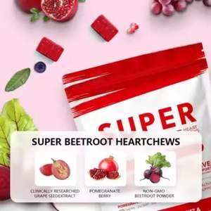 OEM บีทรูทแบรนด์ของตัวเองให้พลังงานสมุนไพร2กัมมี่ลูกอมสำหรับผู้ใหญ่ใช้ทุกวัน - Product Image 2