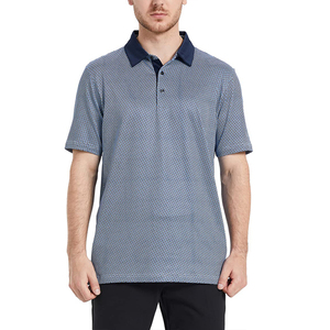 Deportes de secado rápido Slim fit Cómodo Camuflaje Imprimir Logotipo personalizado Polo personalizado Tamaño de EE. UU. Ropa de golf para hombres - Product Image 5