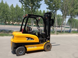 Factory HUAYA 48V mini carretilla elevadora eléctrica 2 toneladas 2,5 toneladas Altura de elevación 3M-6m mini carretilla elevadora con batería con motor de CA/MSDS - Product Image 3