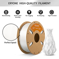 Filament PLA standard Eryone de bonne qualité avec une large variété de couleurs, diamètre 1,75 mm, 1 kg, 200°C pour imprimante FDM