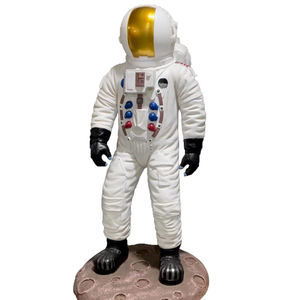 Statua a grandezza naturale dell'astronauta della vetroresina della resina della decorazione del planetario per l'ornamento del salone - Product Image 5