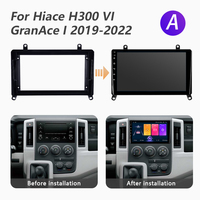 Radio de Auto con Pantalla Táctil Android, Reproductor de DVD, Estéreo, Quad-Core, 64GB, para Toyota Hiace H300 VI 6 Gran Ace I 1 2019 - 2022