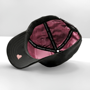 Gorra de Béisbol Muratravis de 5 Paneles con Logotipo Personalizado <span class=keywords><strong>Bordado</strong></span>, Calidad G5, Color Negro, Forro de Satén y Gamuza, con Pedrería - Product Image 6