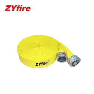 ZYfire Flexible contraincendios y equipo de rescate doble chaqueta Layflat manguera de fuego con revestimiento amarillo EPDM/TPU - Product Image 5