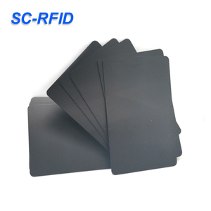 SC-RFID bán buôn NFC thẻ có thể in in Nhựa đen trắng ID Chất liệu NFC PVC thẻ trống - Product Image 1