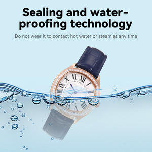 <span class=keywords><strong>นาฬิกา</strong></span>ข้อมือควอตซ์สแตนเลสสตีลสีโรสโกลด์สำหรับผู้หญิง ขนาด 35 มม. กันน้ำ 5ATM พร้อมหน้าปัดแบบไฮดรอลิก สา<span class=keywords><strong>ย</strong></span>หนัง<span class=keywords><strong>แท้</strong></span> ขา<span class=keywords><strong>ย</strong></span>ส่ง - Product Image 5