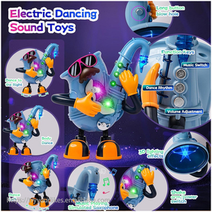 Sept 2025 Xu Hướng Điện Nhảy Múa Sax Đồ Chơi Bé <span class=keywords><strong>Robot</strong></span> Toddler Trẻ Em Âm Nhạc Tương Tác Giáo Dục Đồ Chơi Với Ánh Sáng Và Âm Thanh - Product Image 2