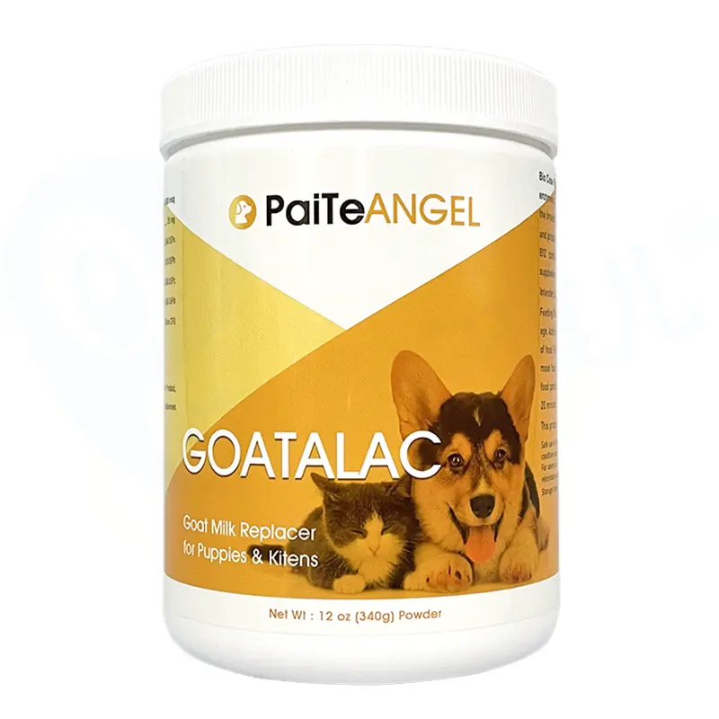 Label Pribadi Multivitamin Anjing Anjing Anjing Pengganti Susu Kambing Mengandung Suplemen Protein Nutrisi Penting untuk Anjing