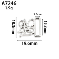 Prix d'usine OEM/ODM, conception de logo de marque personnalisée, taille et couleur, accessoires de sac à main et de sac à dos en métal de qualité supérieure, boucle en alliage de zinc