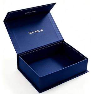 FX Custom Logo Luxury <b>Pink</b> Magnetic Jewelry Box Folding Rigid <b>Gift</b> Packaging Box for Necklace Earring Set Manufacturer OEM - Product Image 3