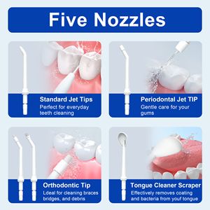เครื่องฉีด<span class=keywords><strong>น้ำ</strong></span>ทำความสะอาด<span class=keywords><strong>ปาก</strong></span>2025 360องศาทำความสะอาดปากไม่ตายแบบพกพาที่ถอดออกได้เครื่องฉีดน้ำ - Product Image 5