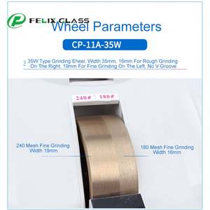 Biseladora Manual de Lentes Ópticas FELIX OPTICAL CP-11A-35W, Instrumentos Ópticos, Máquina de Biselado de Lentes de 100W, Certificación CE, Diamante - Product Image 4