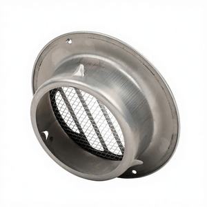 Évent d'échappement en acier inoxydable avec <span class=keywords><strong>clapet</strong></span> anti-retour pour <span class=keywords><strong>hotte</strong></span> <span class=keywords><strong>de</strong></span> <span class=keywords><strong>cuisine</strong></span> et <span class=keywords><strong>de</strong></span> toilettes, mur extérieur - Product Image 1