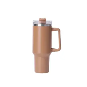 40 Oz Quencher H1.0 Tumbler Với Xử Lý Cách Điện Tái Sử Dụng 304 Thép Không Gỉ Tay Nắm Chân Không Bình Du Lịch Cốc Cho Cắm Trại