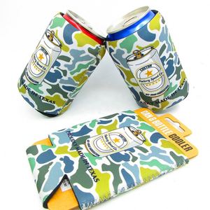 Refroidisseur de canettes de bière 3mm Can Coozies, motifs camouflage, isolé, léger, pour la chasse, la pêche, la survie en extérieur - Product Image 5