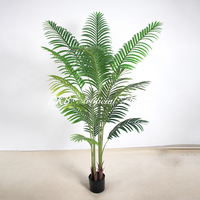 Tanaman Palsu Simulasi Tinggi Modern dengan Pot 200cm Areca Palm Sentuhan Realistis Tanaman Artifisial Dekorasi Tahan Lama untuk Penggunaan Bisnis