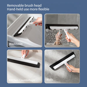 Jesun Racloir de sol bon marché à long manche en EVA <span class=keywords><strong>Balai</strong></span> magique en mousse robuste <span class=keywords><strong>Essuie</strong></span>-<span class=keywords><strong>glace</strong></span> pour douche Carrelage de cuisine et poils <span class=keywords><strong>d</strong></span>'animaux - Product Image 2