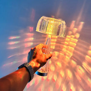 Creative <strong>Mushroom</strong> Table <strong>Lamp</strong> Diamond Crystal Table <strong>Lamp</strong> RGB Touch Decorative Atmosphere <strong>Lamp</strong> Bedside Night Light - Product Image 2