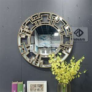 80 من الشركة المصنعة للمصنع الأكثر مبيعاً مرآة مخصصة بإطار جدار الشمس للفنادق المنزلية الفن الزخرفي دروبشيبينغ DDP - Product Image 5