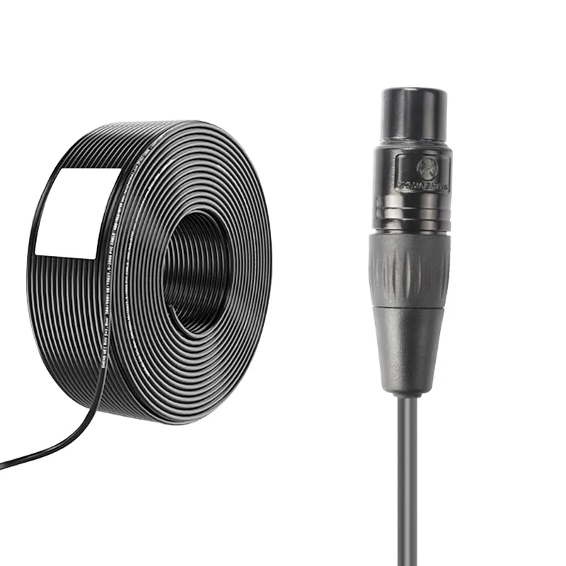 Kabel Audio-Video, Konektor Lurus FGG Ke 3 Pin 4 Pin Mini XLR Meriam