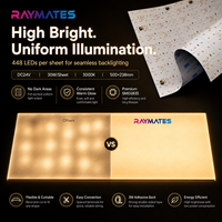 Panneau LED flexible haute luminosité découpable 448LED/PCS 3000K Panneau flexible translucide rétroéclairé pour pierre/marbre/comptoirs muraux