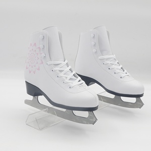 Yijiu Yijiu Recreational Soft Beginner Figure <strong>Ice</strong> <strong>Skates</strong> with Stainless Steel Blade <strong>White</strong> Color for Children/Adults/Teens - Product Image 1